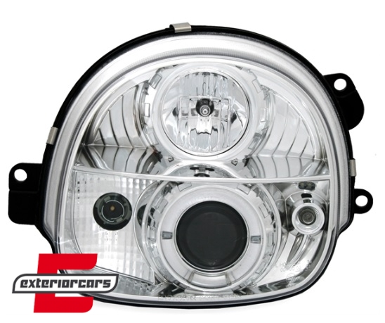 Prednja svjetla Angel Eyes (chrome) / Renault Twingo (03.1993-09.1998) - Slika 2