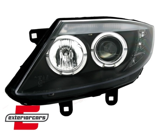 Prednja svjetla Angel Eyes (crna) / BMW Z4 E85 E86 (2002-2008) - Slika 3