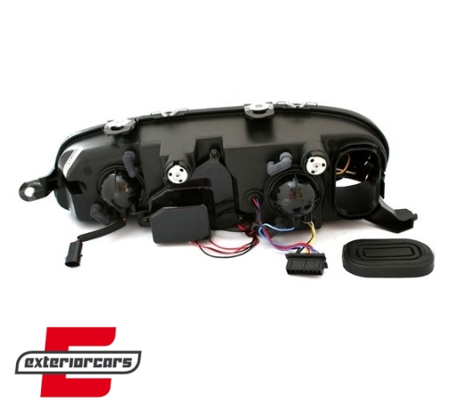 Prednja svjetla Angel Eyes (crna) / Fiat Punto 2 (1999-06.2003) - Slika 4