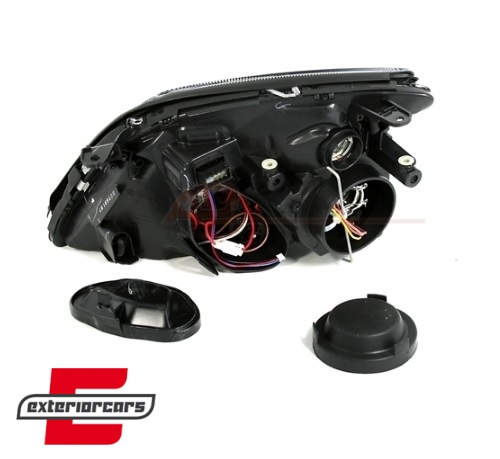 Prednja svjetla Angel Eyes (crna) / Opel Vectra C Signum (2002-2005) - Slika 4