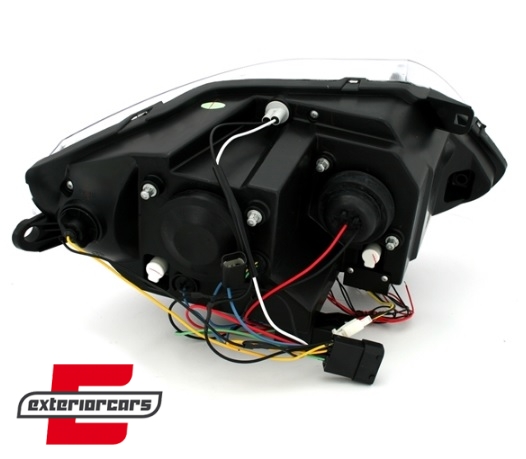 Prednja svjetla Angel Eyes (crna) / BMW Z4 E85 E86 (2002-2008) - Slika 5