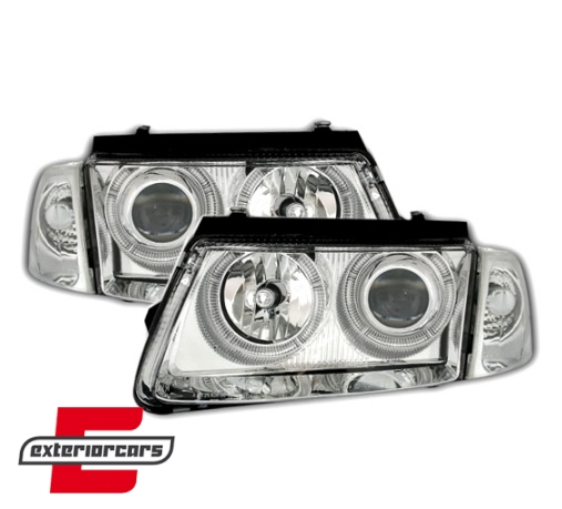 Prednja svjetla Angel Eyes (chrome) / Volkswagen Passat B5 3B (11.1996-08.2000) - Slika 2