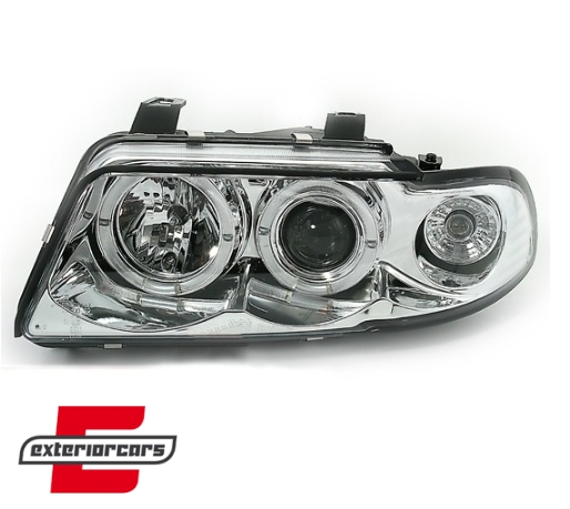 Prednja svjetla Angel Eyes (chrome) / Audi A4 B5 (1994-12.1998) - Slika 2
