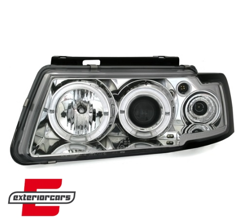 Prednja svjetla Angel Eyes (chrome) / Volkswagen Passat B5 3B (11.1996-08.2000) - Slika 2
