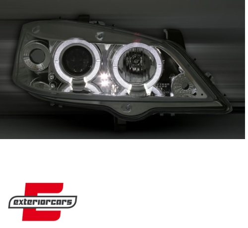 Prednja svjetla Angel Eyes (chrome) / Opel Astra G (1997-2004) - Slika 3