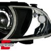 Prednja svjetla LED Angel Eyes (crna) / BMW serije 3 E46 Coupe Cabrio (04.1999-03.2003) - Slika 5