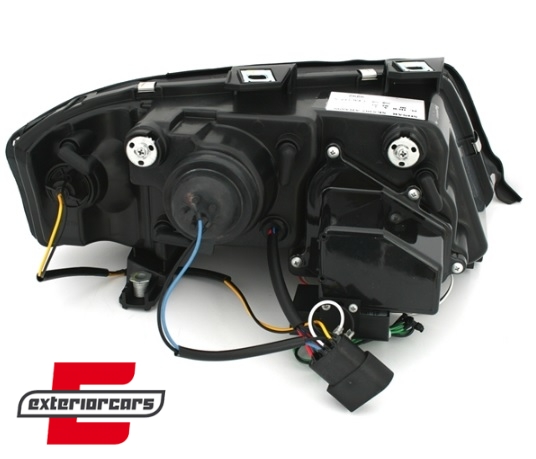 Prednja svjetla LED TubeLights (chrome) / Audi A6 4B C5 (06.2001-05.2004) - Slika 5