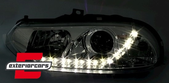 Prednja svjetla LED DayLight (chrome) / Alfa Romeo 156 (1997-2003) - Slika 2