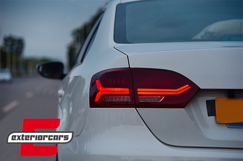 Full LED stražnja svjetla SEQ žmigavci (crvena/kristal) / VW Jetta Mk6 VI (2011-2014) - Slika 13
