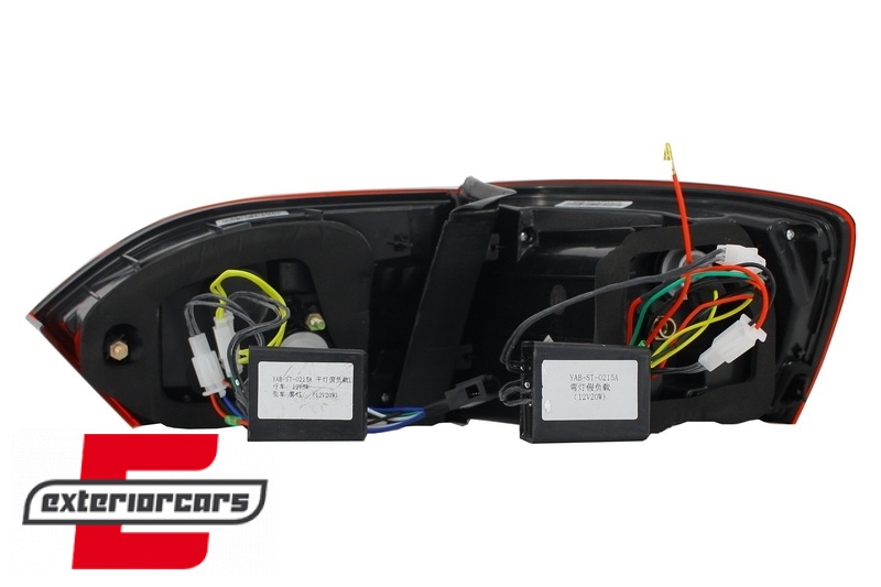 Full LED stražnja svjetla SEQ žmigavci (crvena/kristal) / VW Jetta Mk6 VI (2011-2014) - Slika 10