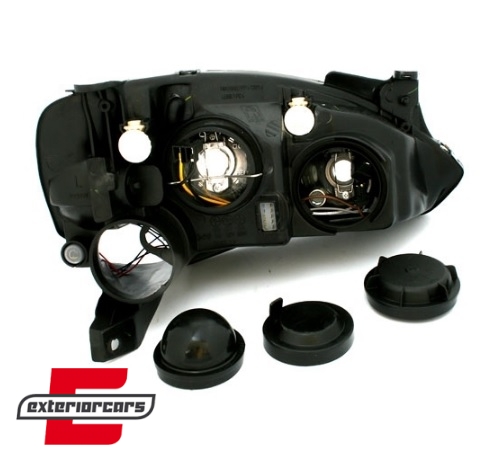Prednja svjetla (crna) / Opel Corsa C (2000-2006) - Slika 3