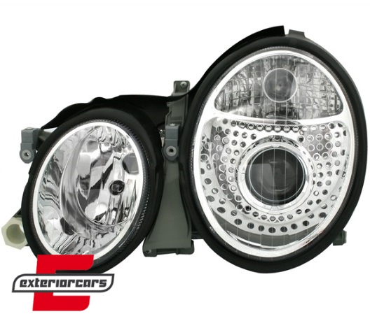 Prednja svjetla (chrome) / Mercedes CLK W208 (1997-04.2002) - Slika 3