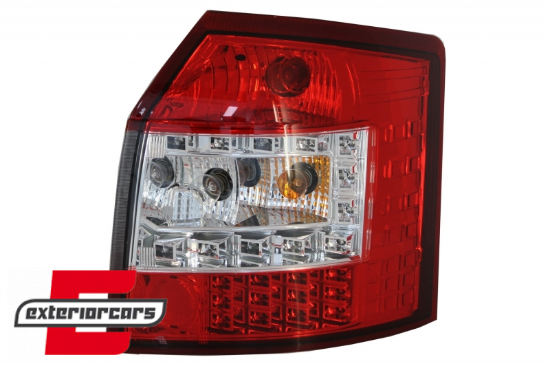 LED stražnja svjetla (crvena/kristal) / Audi A4 B6 (2000-2004) karavan - Slika 4