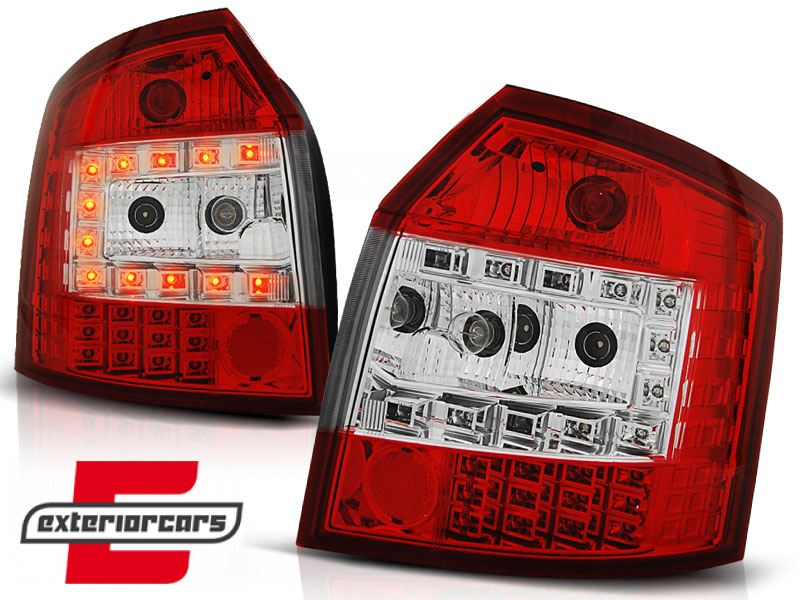 LED stražnja svjetla (crvena/kristal) / Audi A4 B6 (2000-2004) karavan - Slika 2