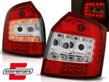 LED stražnja svjetla (crvena/kristal) / Audi A4 B6 (2000-2004) karavan