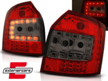 LED stražnja svjetla (crvena/smoke) / Audi A4 B6 (2000-2004) karavan