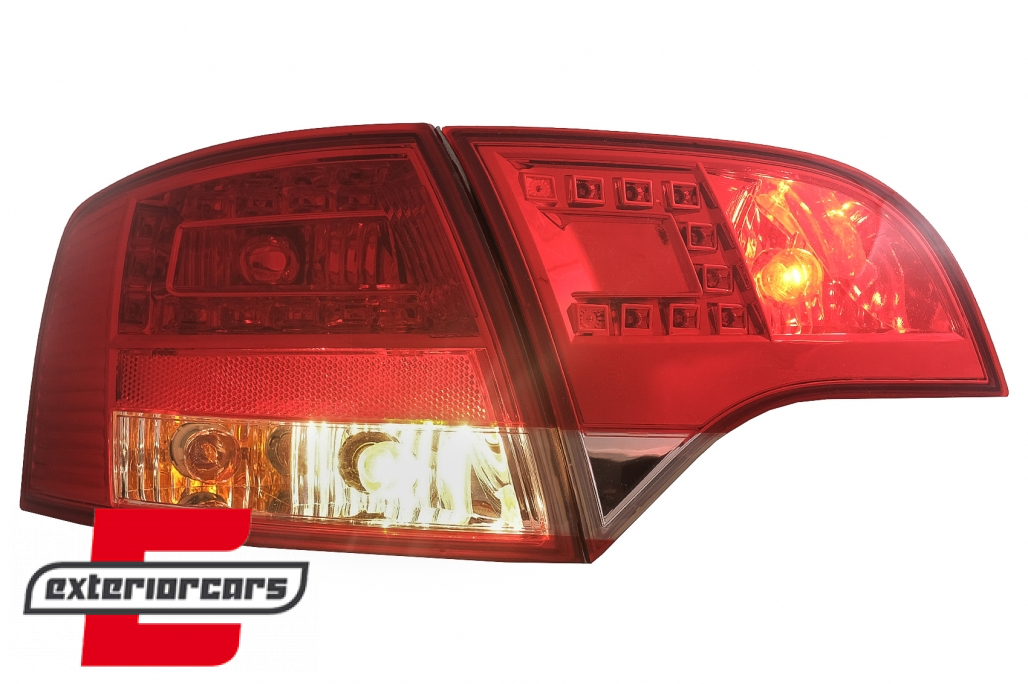 LED stražnja svjetla (crvena/kristal) / Audi A4 B7 (2004-2008) karavan - Slika 5