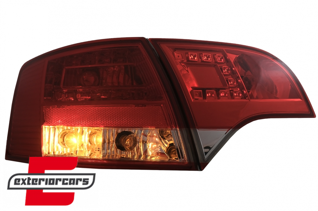LED stražnja svjetla (crvena/kristal) / Audi A4 B7 (2004-2008) karavan - Slika 8