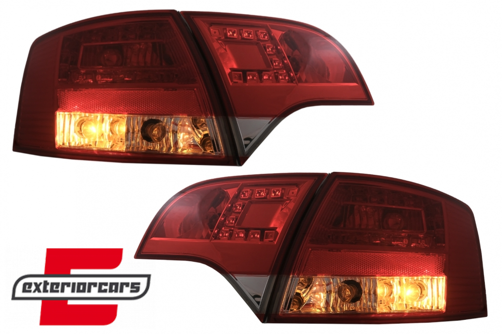 LED stražnja svjetla (crvena/kristal) / Audi A4 B7 (2004-2008) karavan - Slika 9