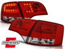 LED stražnja svjetla (crvena/kristal) / Audi A4 B7 (2004-2008) karavan