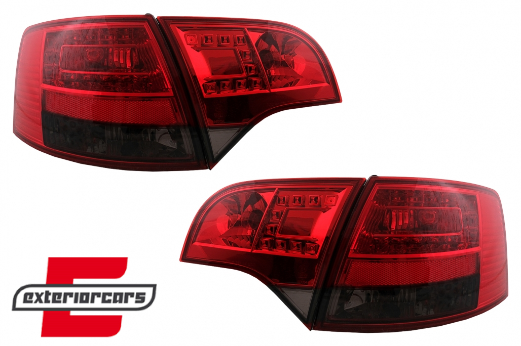 LED stražnja svjetla (crvena/smoke) / Audi A4 B7 (2004-2008) karavan - Slika 2