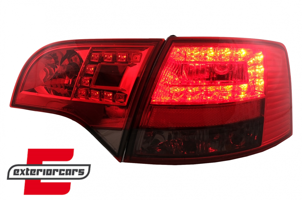 LED stražnja svjetla (crvena/smoke) / Audi A4 B7 (2004-2008) karavan - Slika 4