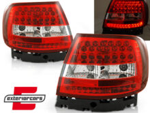 LED stražnja svjetla (crvena/kristal) / Audi A4 B5 (1994-09.2000) limuzina