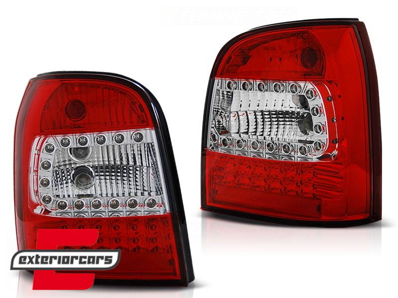 LED stražnja svjetla (crvena/kristal) / Audi A4 B5 (1994-2001) karavan - Slika 2