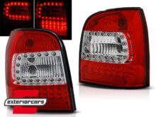 LED stražnja svjetla (crvena/kristal) / Audi A4 B5 (1994-2001) karavan
