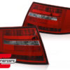 LED stražnja svjetla LedBar dizajn (crvena/kristal) / Audi A6 C6 4F limuzina (2004-07.2008) - Slika 2
