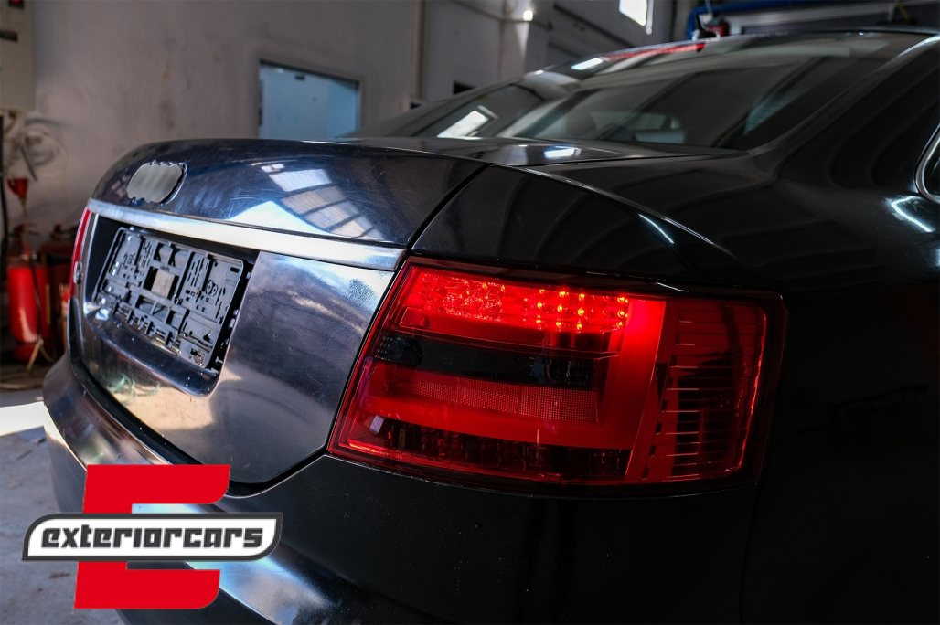 LED stražnja svjetla LedBar dizajn (crvena/smoke) / Audi A6 C6 4F limuzina (2004-07.2008) - Slika 30
