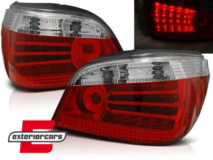 LED stražnja svjetla (crvena/kristal) / BMW serije 5 E60 (2003-03.2007) limuzina