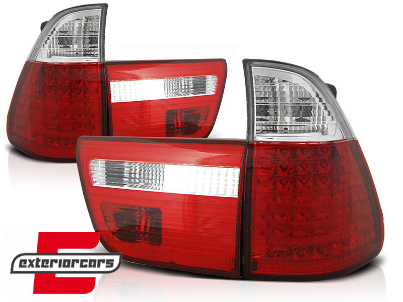 LED stražnja svjetla (crvena/kristal) / BMW X5 E53 (1999-10.2003) - Slika 2