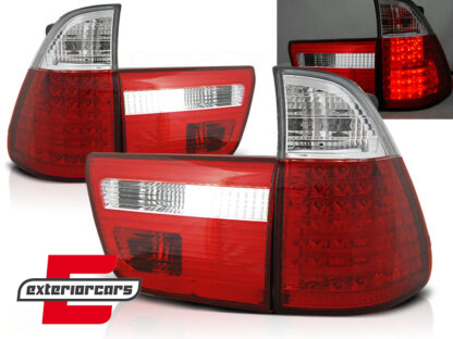 LED stražnja svjetla (crvena/kristal) / BMW X5 E53 (1999-10.2003)