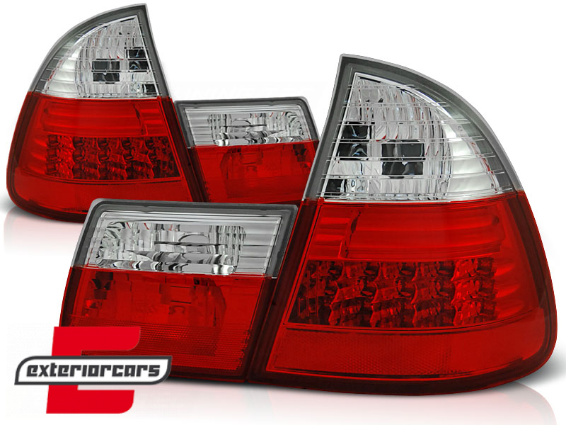 LED stražnja svjetla (crvena/kristal) / BMW serije 3 E46 karavan (1999-2005) - Slika 2