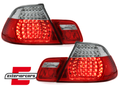 LED stražnja svjetla (crvena/kristal) / BMW serije 3 E46 Cabrio (1999-2003) - Slika 4
