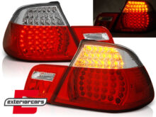 LED stražnja svjetla (crvena/kristal) / BMW serije 3 E46 Cabrio (1999-2003)