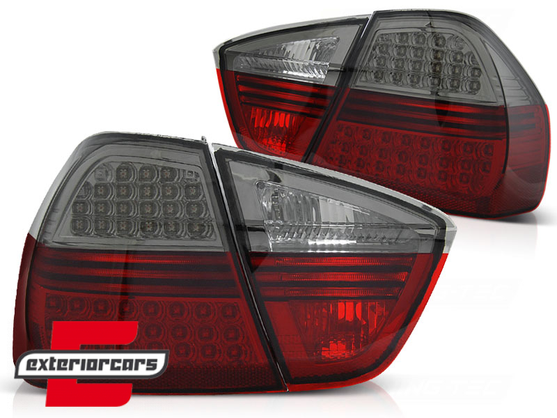 LED stražnja svjetla (crvena/smoke) / BMW serije 3 E90 limuzina (2005-2008) - Slika 2