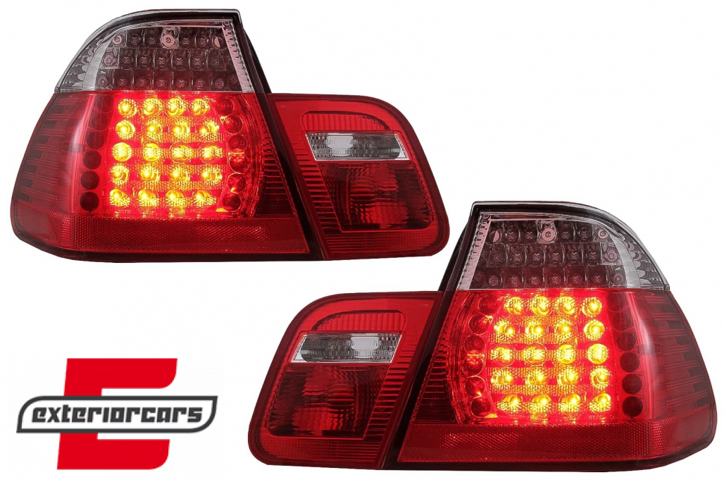 LED stražnja svjetla (crvena/kristal) / BMW serije 3 E46 limuzina (09.2001-2005) - Slika 2