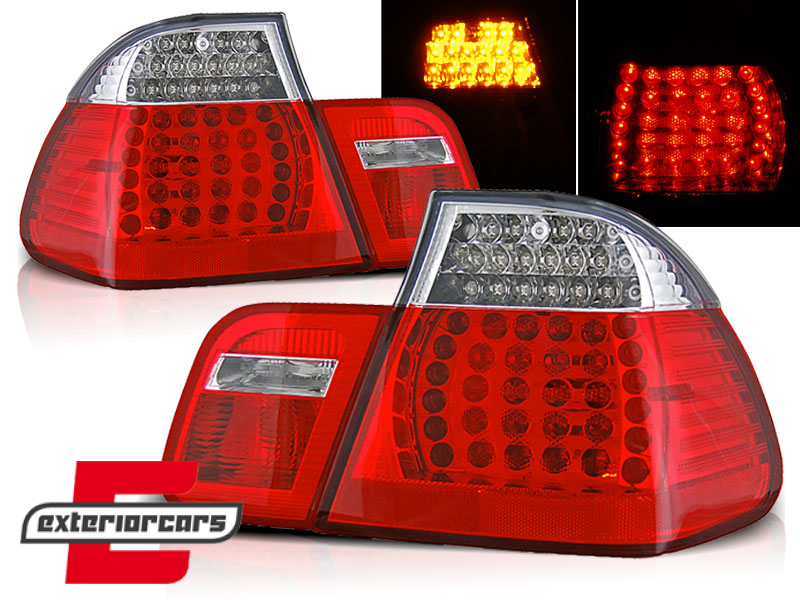 LED stražnja svjetla (crvena/kristal) / BMW serije 3 E46 limuzina (09.2001-2005)