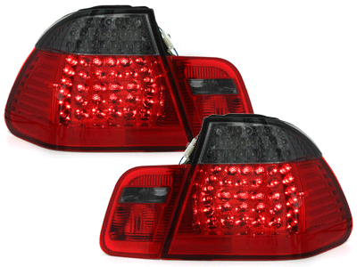 LED stražnja svjetla (crvena/smoke) / BMW serije 3 E46 limuzina (09.2001-2005) - Slika 15