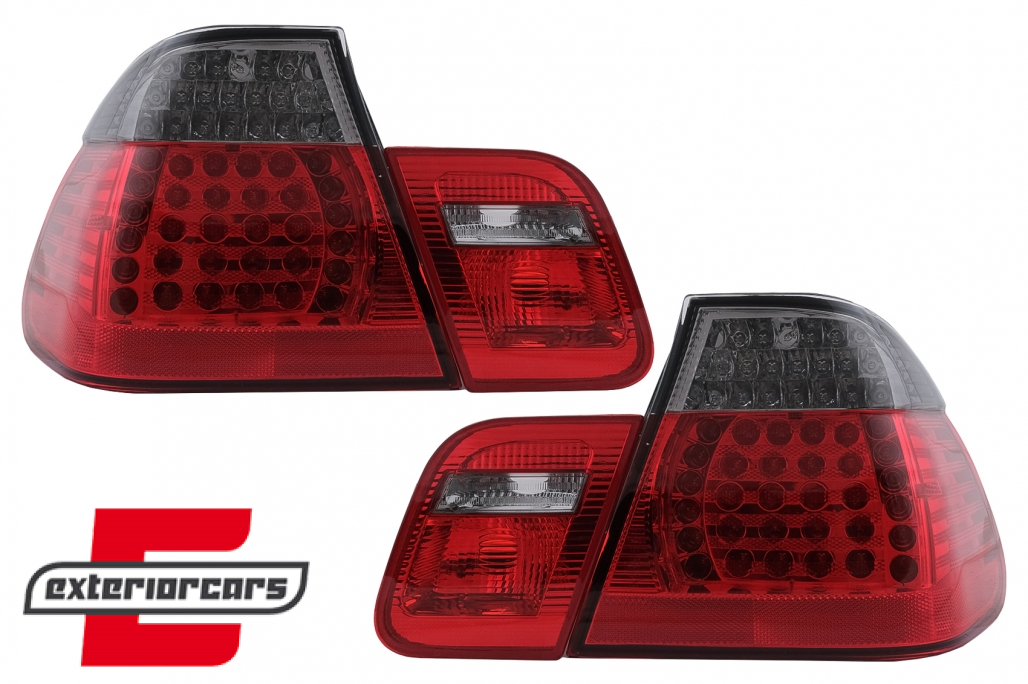 LED stražnja svjetla (crvena/smoke) / BMW serije 3 E46 limuzina (09.2001-2005) - Slika 10