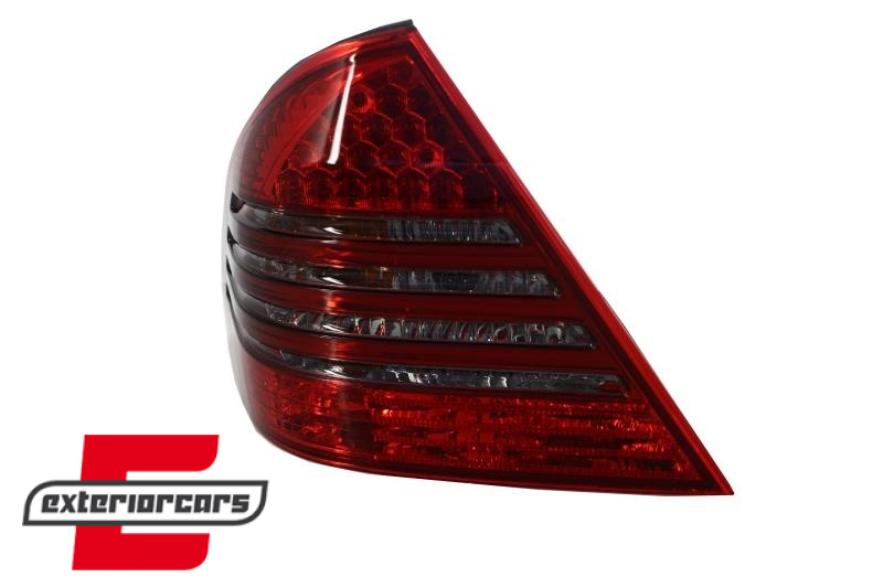 LED stražnja svjetla (crvena/smoke) / Mercedes C-klasa W203 (2000-2004) limuzina - Slika 5