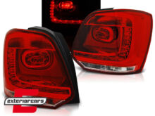 LED stražnja svjetla (crvena/kristal) / Volkswagen Polo (2009-2014)