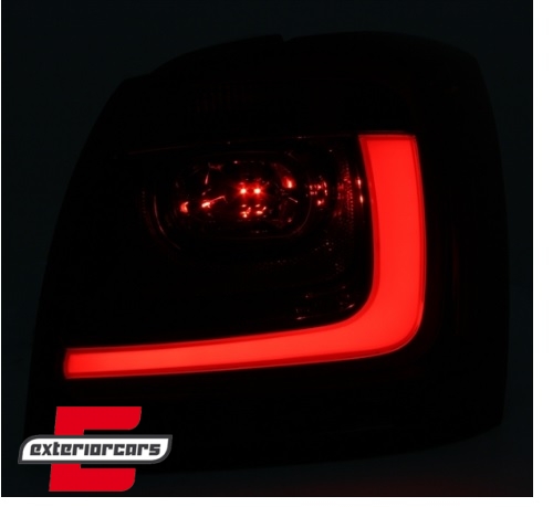 LED stražnja svjetla LightBar (crvena/smoke) / Volkswagen Polo (2009-2014) - Slika 3