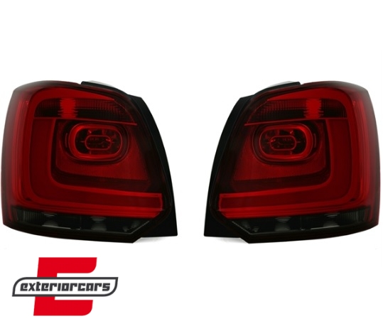 LED stražnja svjetla LightBar (crvena/smoke) / Volkswagen Polo (2009-2014) - Slika 5