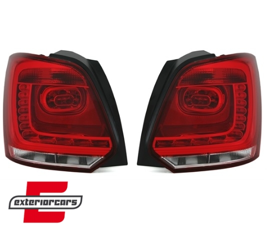 LED stražnja svjetla (crvena/kristal) / Volkswagen Polo (2009-2014) - Slika 2