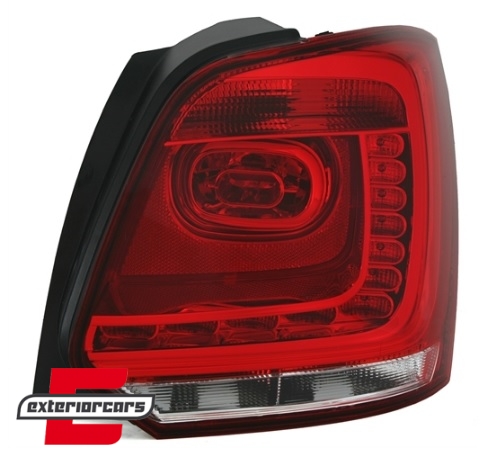 LED stražnja svjetla (crvena/kristal) / Volkswagen Polo (2009-2014) - Slika 4