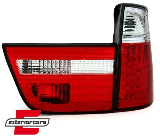 LED stražnja svjetla (crvena/kristal) / BMW X5 E53 (1999-10.2003) - Slika 4