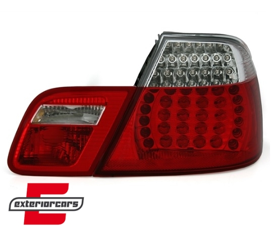 LED stražnja svjetla (crvena/kristal) / BMW serije 3 E46 Cabrio (1999-2003) - Slika 2